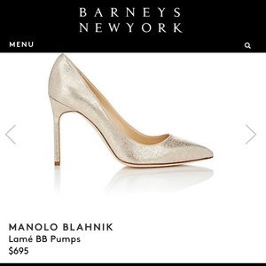 Manila Blahnik heels.
